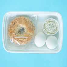 Load image into Gallery viewer, Bagel with Herb and Garlic Cream Cheese
