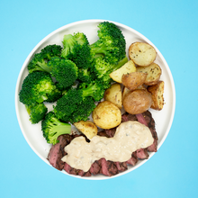 Load image into Gallery viewer, Sirloin Steak with Creamy Peppercorn Sauce
