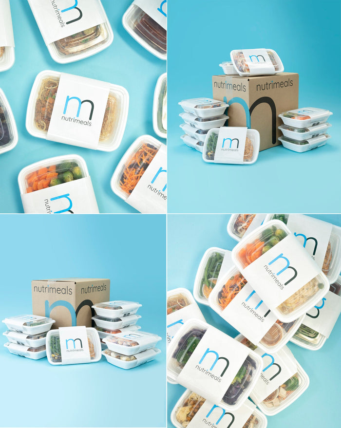 collage of photos of meals 