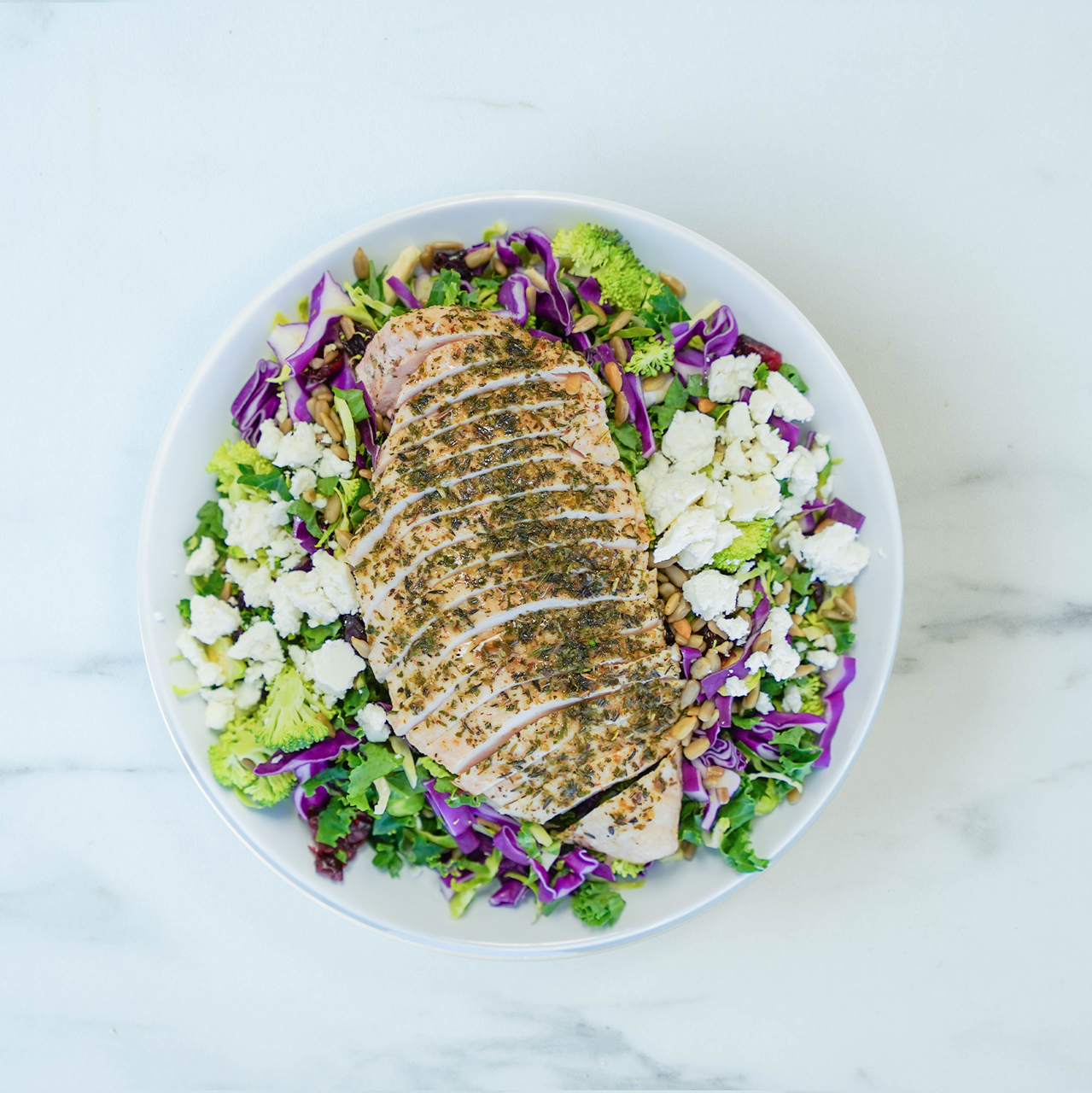 Chopped Broccoli Kale Salad
