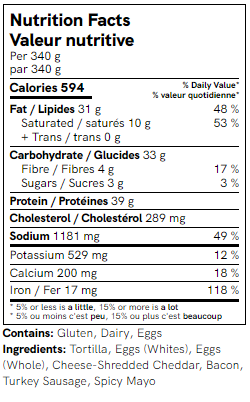 Deluxe Breakfast Burrito