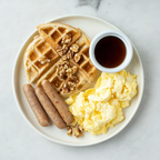 Maple Walnut Protein Waffles