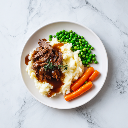 Shredded Roast Beef with Vegetables