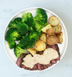 Sirloin Steak with Creamy Peppercorn Sauce