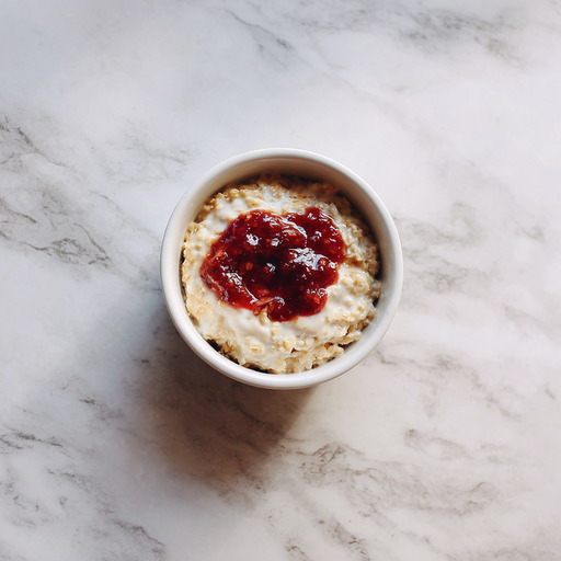 Strawberry Cheesecake Overnight Oats