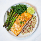Spicy Honey Lime Salmon