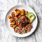 BBQ Chicken with Cowboy Caviar