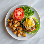 Buffalo Turkey Lettuce Burger