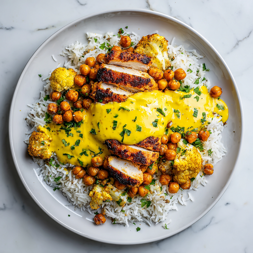 Coconut Curry with Mint Rice