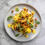 Coconut Curry with Mint Rice