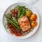 Maple Salmon Grains & Greens