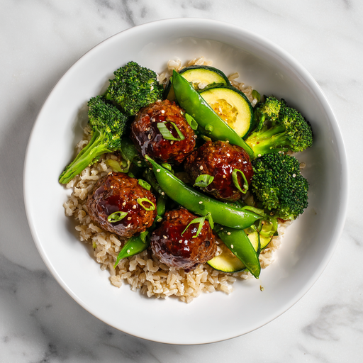 Sweet & Spicy Glazed Meatballs