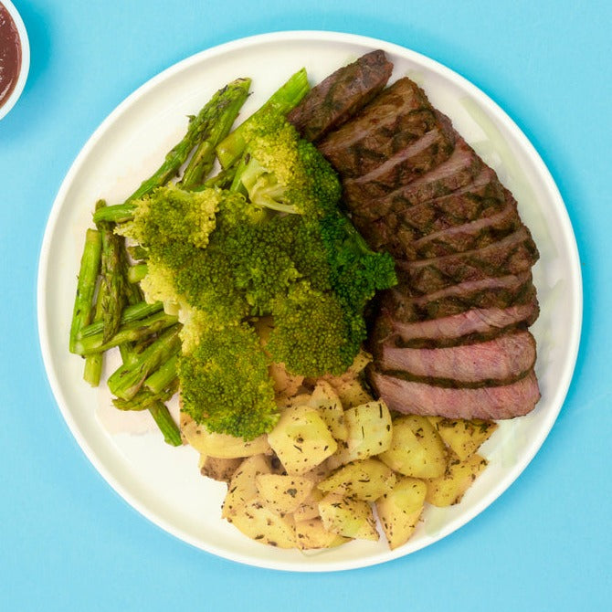 Sirloin Steak and Vegetables