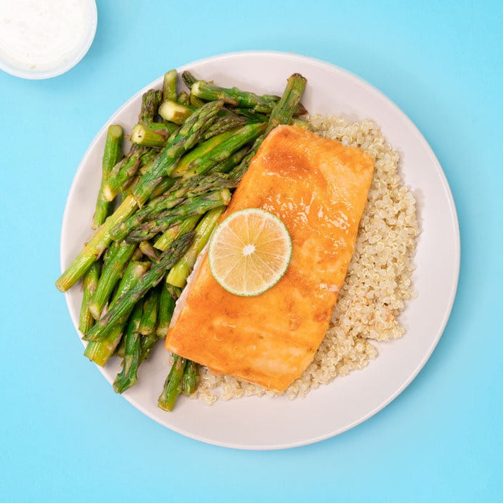 Spicy Honey Lime Salmon