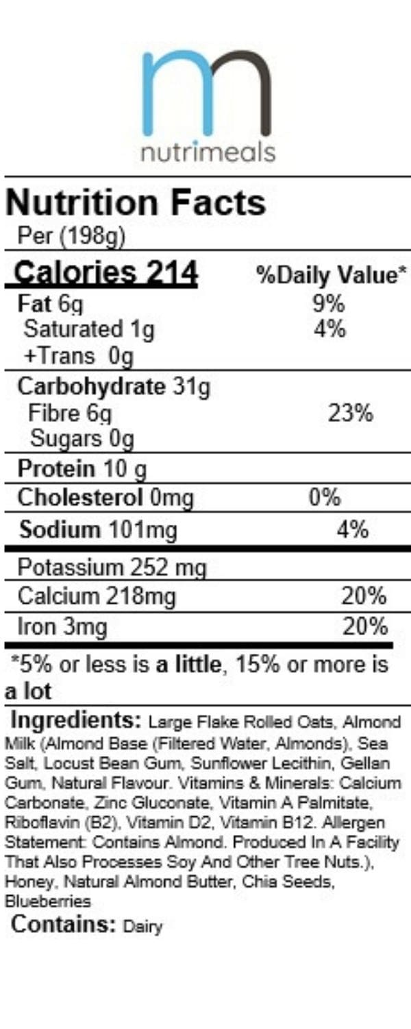 Vanilla Almond Overnight Oats