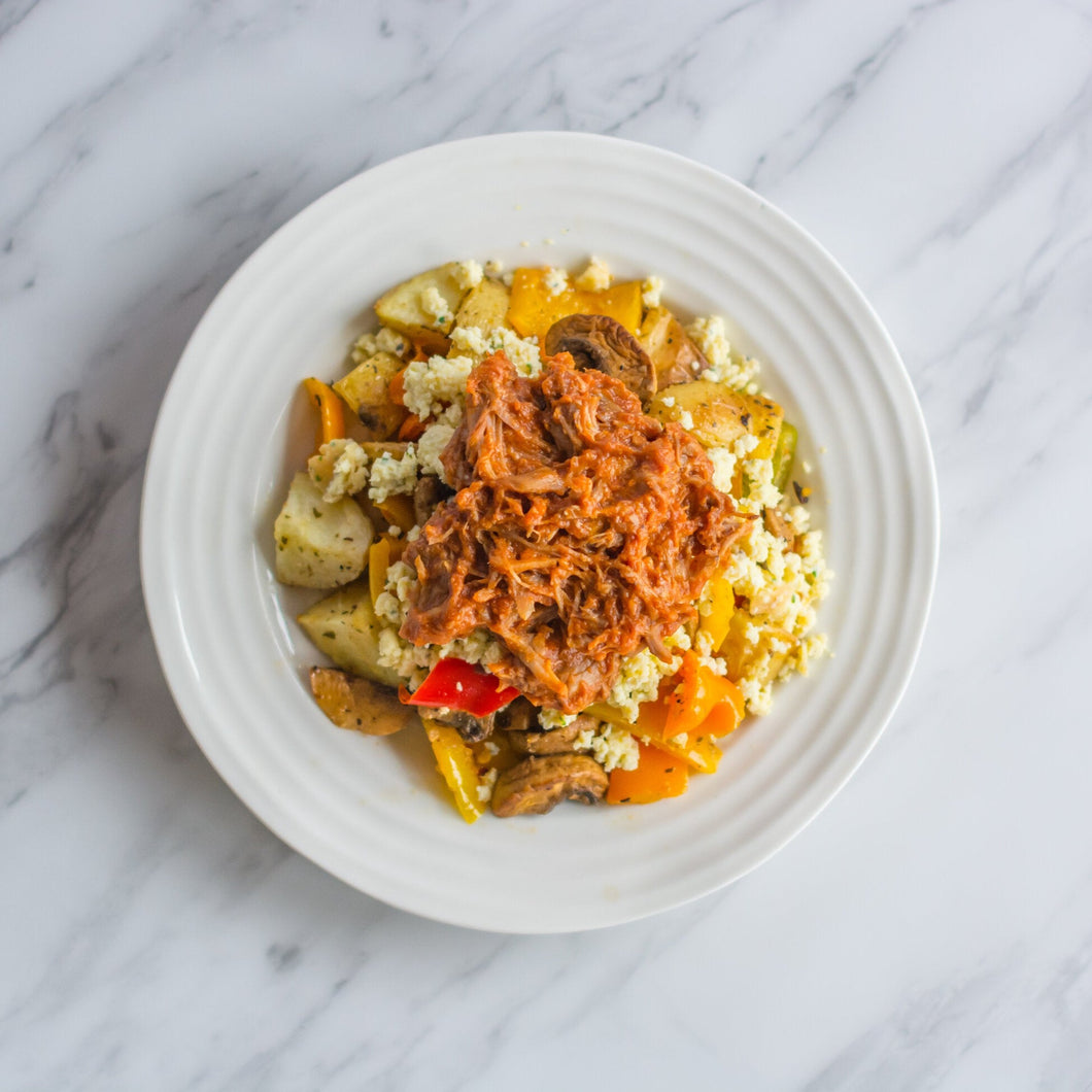 Pulled Pork Breakfast Hash